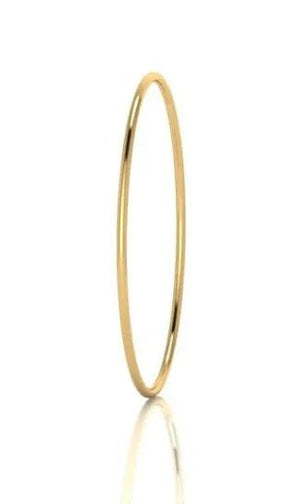 Duo Jewellery Bracelets Solid Gold Golf Tube Solid Gold Bangle