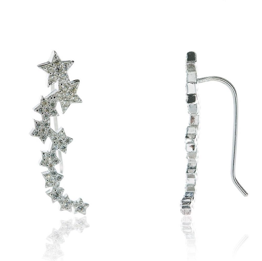 Diamond deals crawler earrings