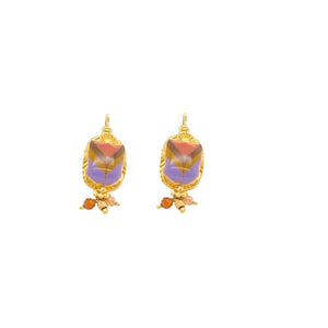 Duo Jewellery Scaramouche Enamel Dormeuse Earrings