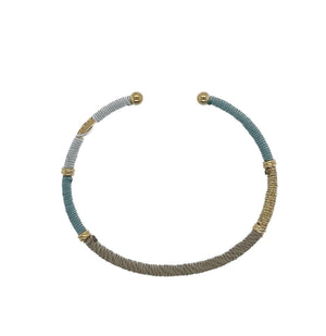 Gas Bracelets Blue / Yellow Gold Zanzifull bracelet