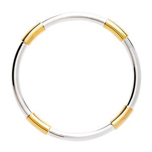 Gas Bracelets Two Tone / 64-mm Amalfi Bangle