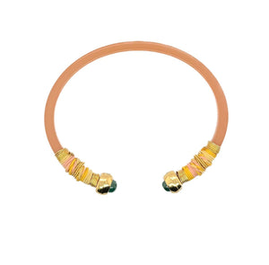 Gas Bracelets Yellow Gold / Apricot Sari Bis Acetate Bracelet