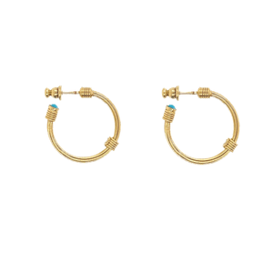 Gas Earrings Yellow Gold Ariane Hoop earrings