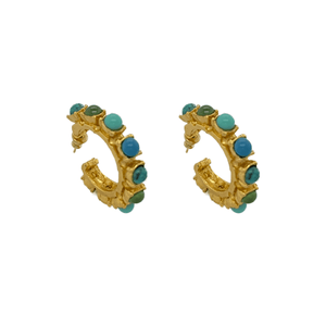 Gas Earrings Yellow Gold Parelie Earrings