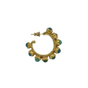 Gas Earrings Yellow Gold Parelie Earrings