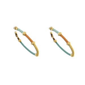 Gas Earrings Yellow Gold Zanzifull Hoop Earrings