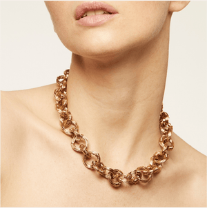 Gas Necklaces Yellow Gold Maille Ariane Necklace