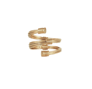 Gas Rings Yellow Gold Ariane Liane Ring