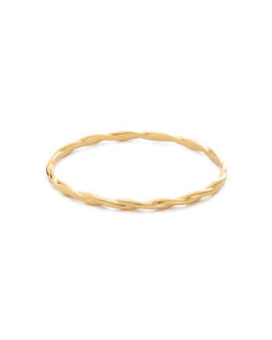 Kirstin Ash Bracelets Yellow Gold kirstin Ash Wave Bangle