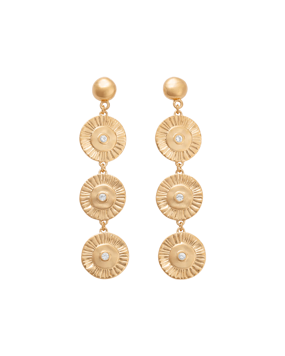 Kirstin Ash Earrings Yellow Gold Kirstin Ash after glow earrings