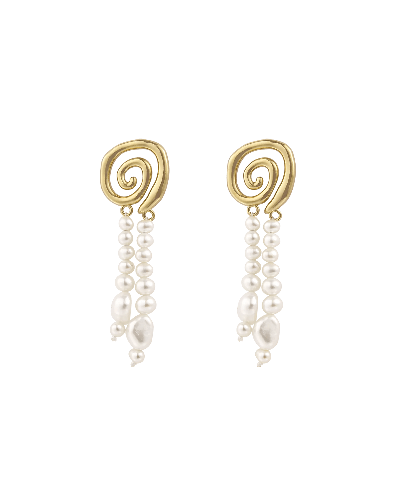 Kirstin Ash Earrings Yellow Gold Sweet Escape Earrings