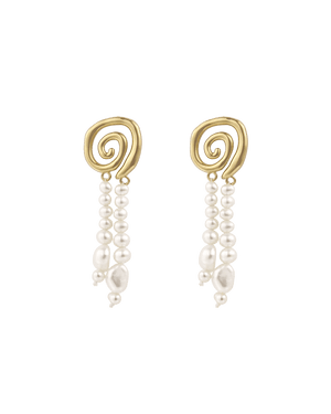 Kirstin Ash Earrings Yellow Gold Sweet Escape Earrings