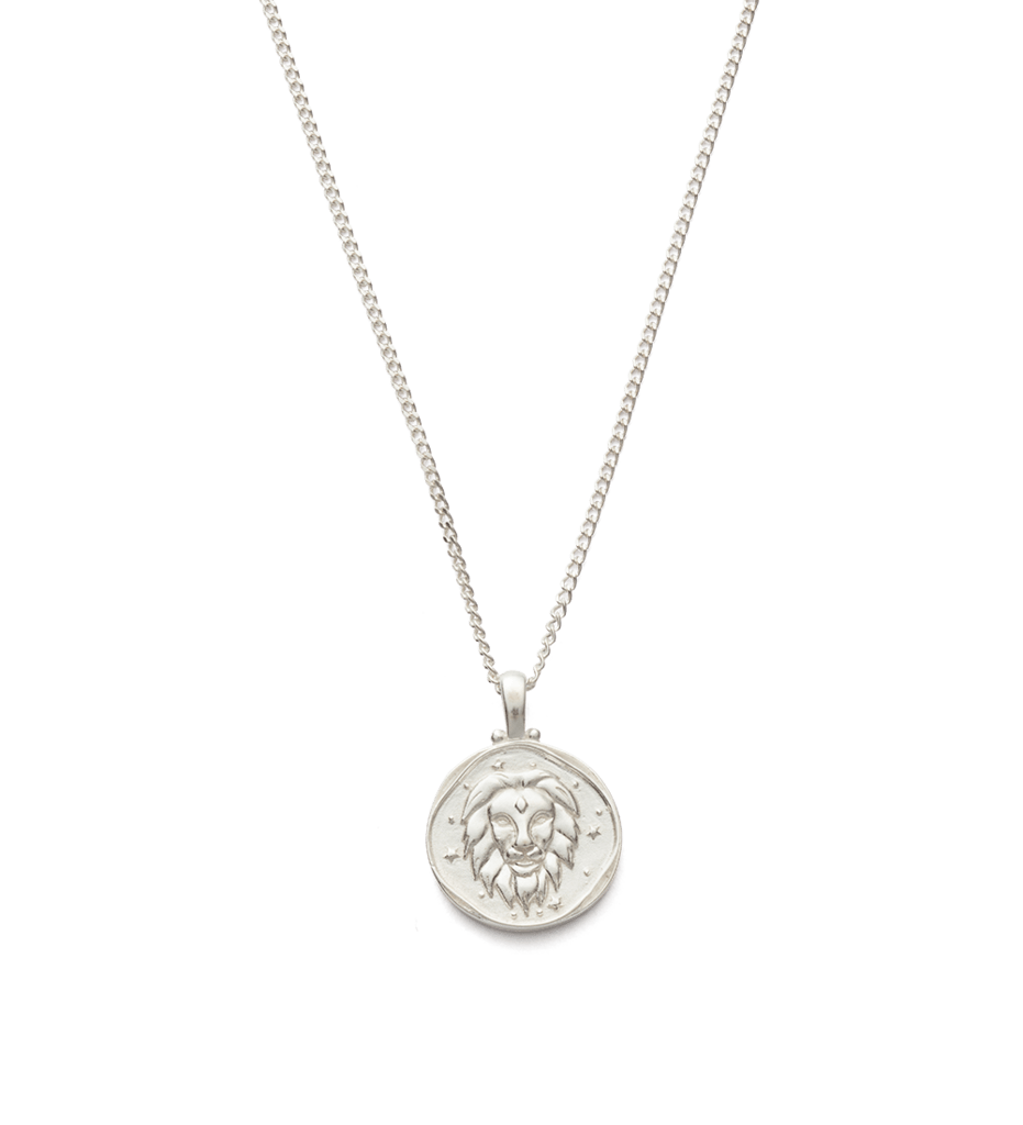 Leo zodiac shop necklace silver