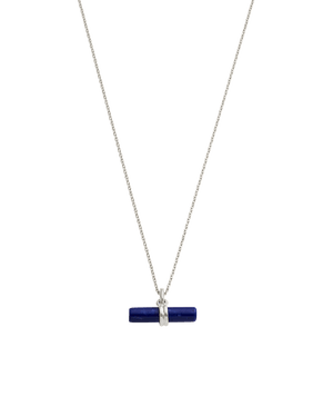 Kirstin Ash Necklaces Silver / Lapiz T-Bar Necklace