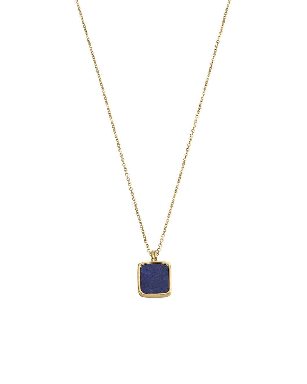 Kirstin Ash Necklaces Yellow Gold / Lapis Stone Pendant Necklace