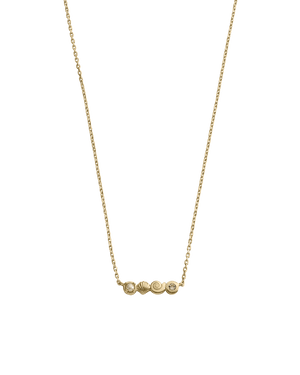 Kirstin Ash Necklaces Yellow Gold Shoreside Necklace