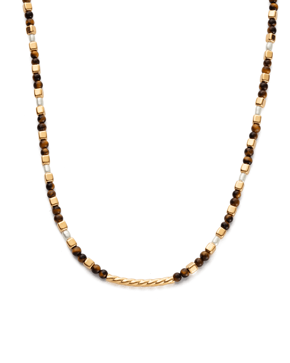 Kirstin Ash Necklaces Yellow Gold / Lapiz Beaded Necklace