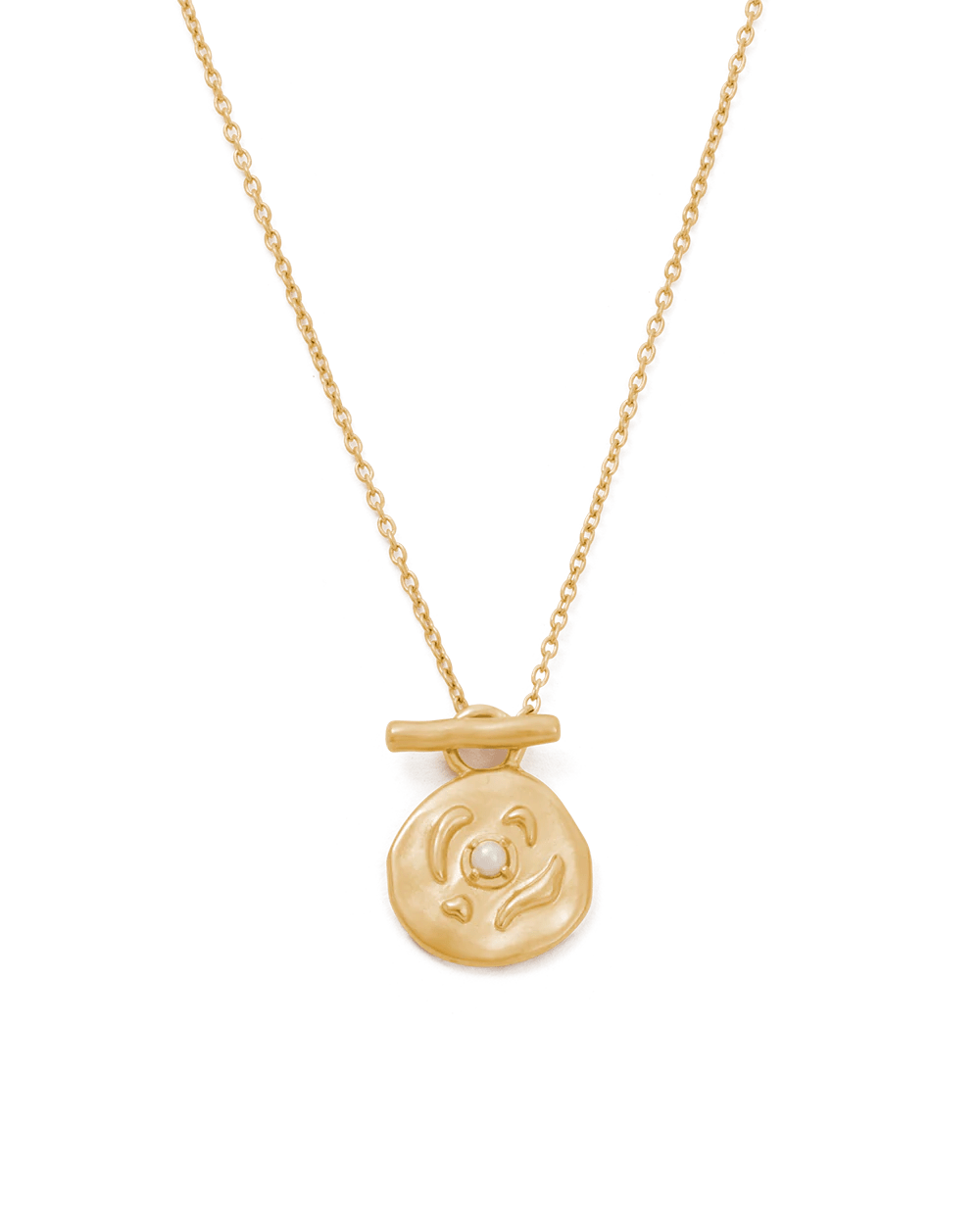 Kirstin Ash Necklaces Yellow Gold Vacanza Coin Necklace