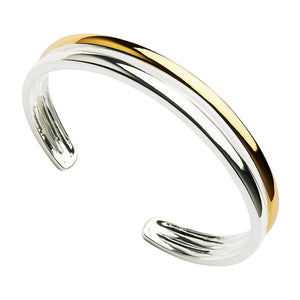 Najo Bracelets Two Tone Continuum Cuff