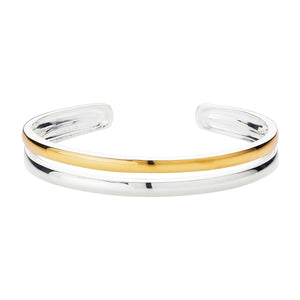 Najo Bracelets Two Tone Continuum Cuff