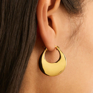 Najo Earrings Crescence Hoop Earrings