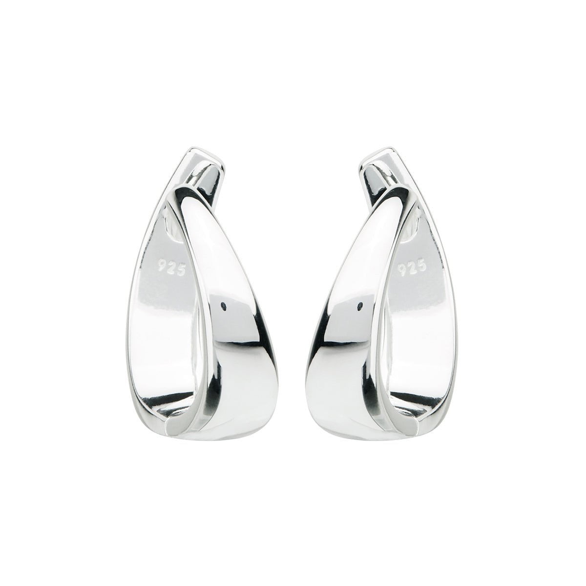 Najo Earrings Silver The Plunge Earrings