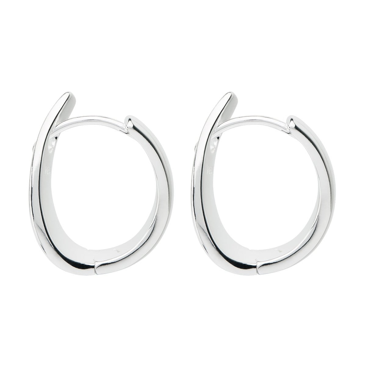 Najo Earrings Silver The Plunge Earrings