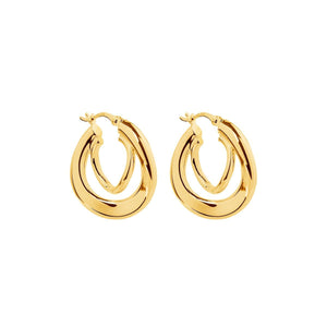 Najo - Baby Strudel Gold Hoop - Duo Jewellery