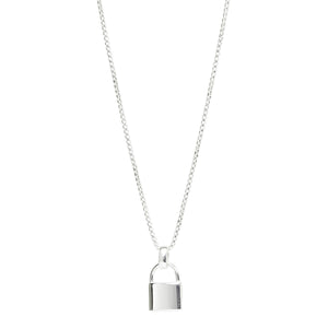 Najo Necklaces Silver Love Lock Necklace