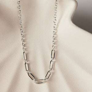 Najo Necklaces Silver Sentiero Chain Necklace