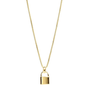 Najo Necklaces Yellow Gold Love Lock Necklace