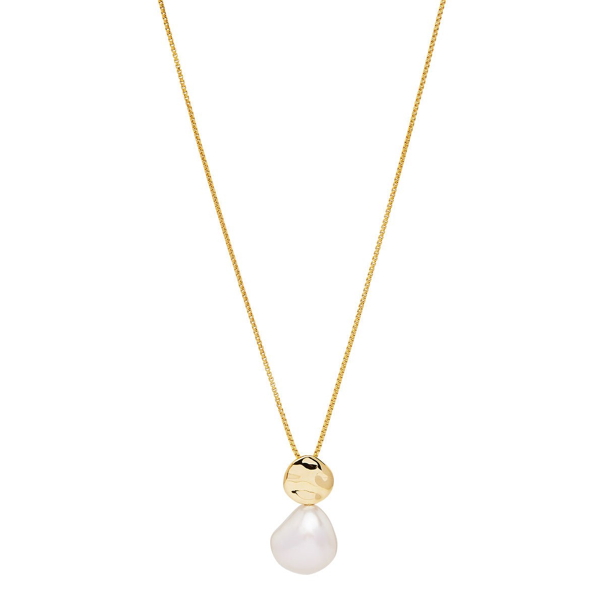 Najo Necklaces Yellow Gold Renaissance Pearl Necklace