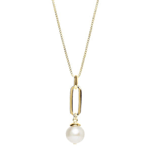 Najo Necklaces Yellow Gold The Enchantress Pearl Necklace