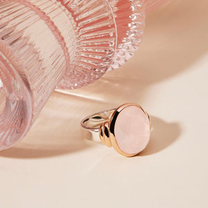 Najo Rings Alba Rose Quartz Ring