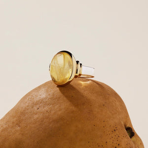 Najo Rings Limoncello Citrine Two-Tone Ring