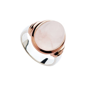 Najo Rings Rose Gold / 7 Alba Rose Quartz Ring