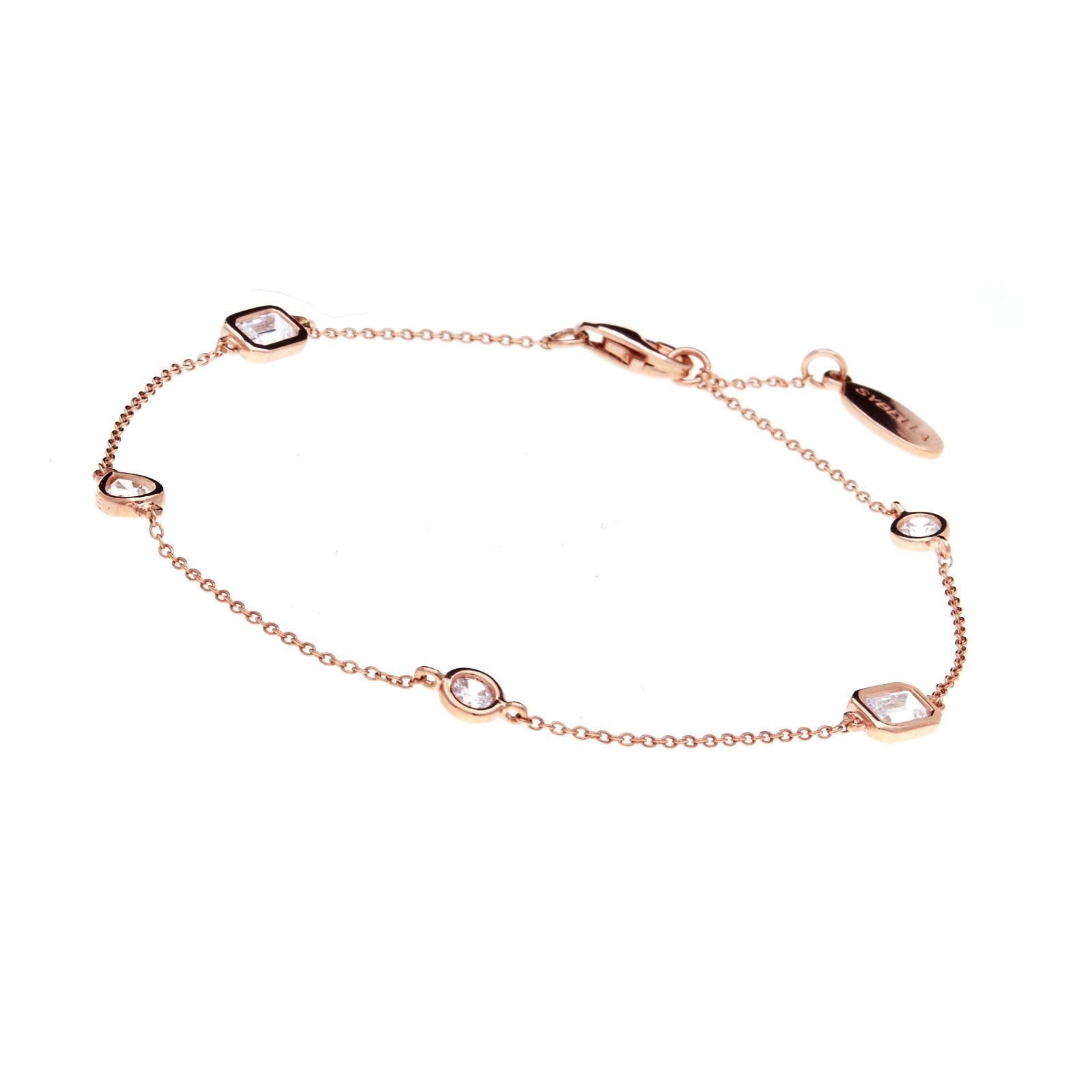 Sybella Bracelets Rose Gold Sybella Multi shape rose bracelet