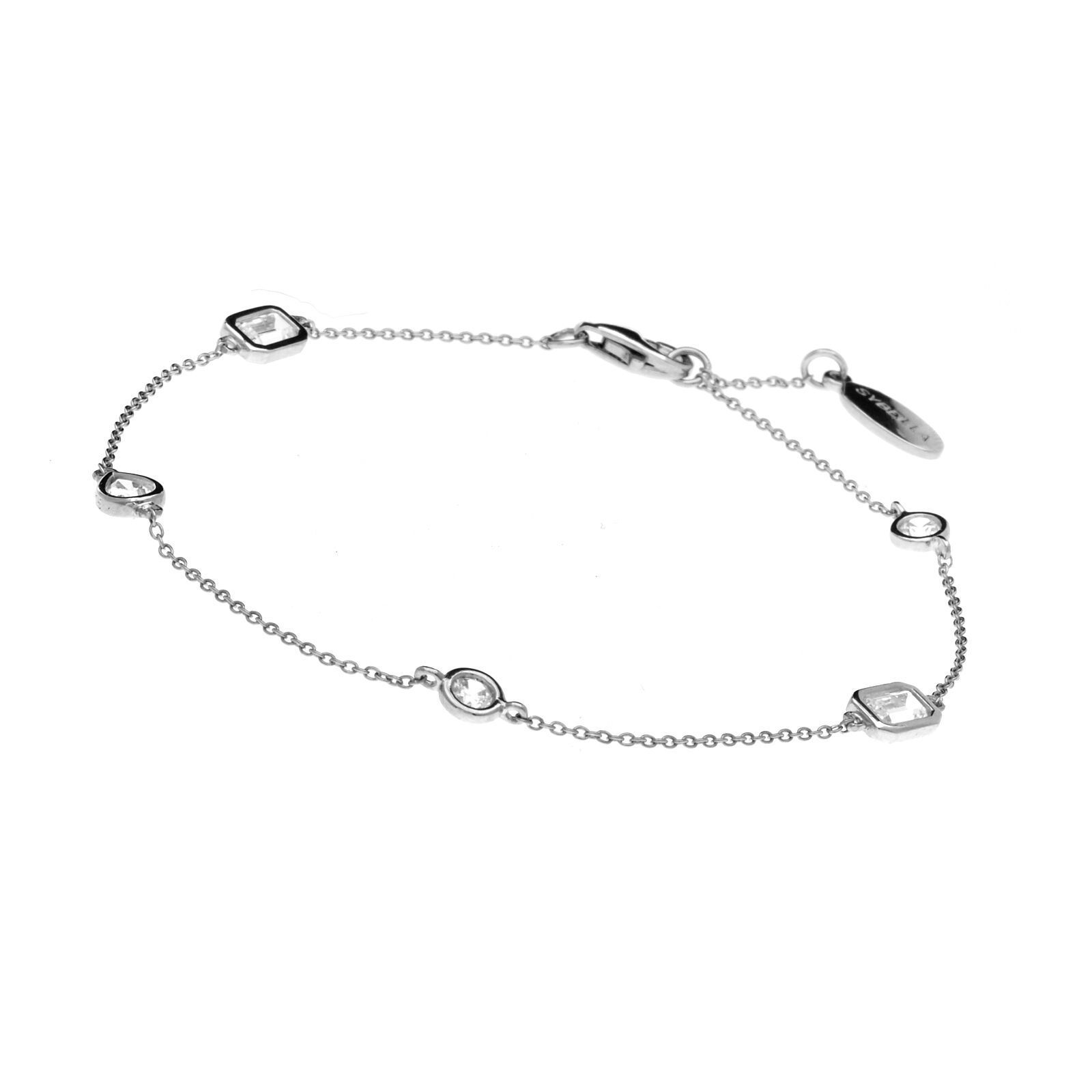 Sybella Bracelets Silver Sybella Multi shape bracelet