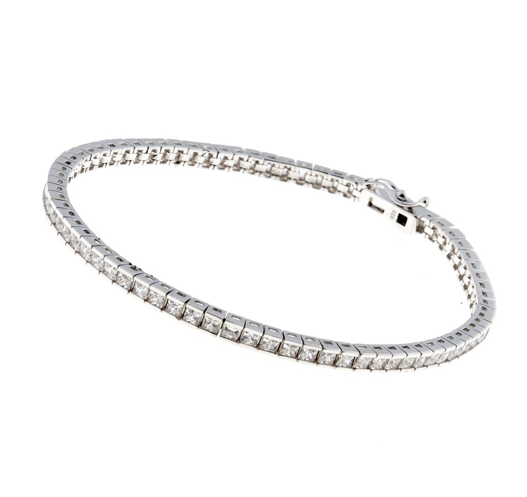Sybella princess cut tennis bracelet