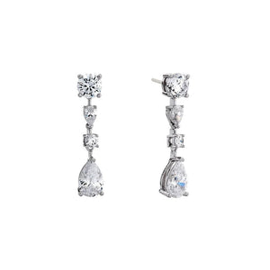 Sybella Earrings Silver Susi Chandelier Earrings